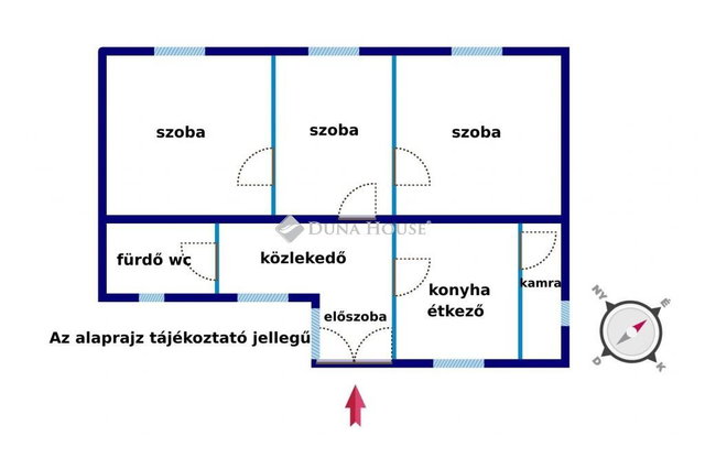 Eladó családi ház, Egyeken, Bartók Béla utcában 12.9 M Ft