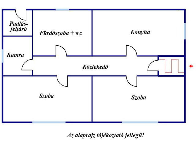 Eladó családi ház, Kunszentmártonban 14.5 M Ft, 2 szobás