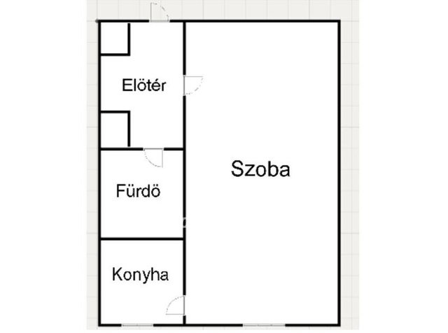 Eladó téglalakás, Nyíregyházán 27.99 M Ft, 1+1 szobás