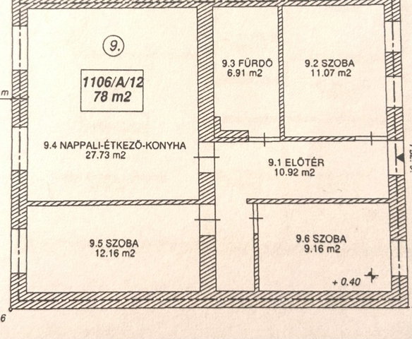 Eladó téglalakás, Szolnokon 89.7 M Ft, 1+2 szobás
