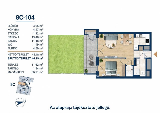Eladó téglalakás, Budapesten, III. kerületben 96.4 M Ft