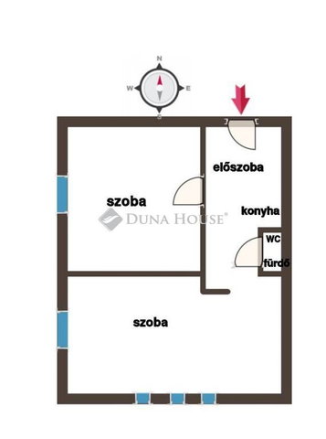 Eladó téglalakás, Pécsett, Kálvária utcában 34.2 M Ft