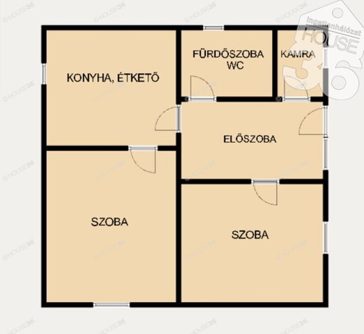 Eladó családi ház, Kecskeméten 39.9 M Ft, 2 szobás