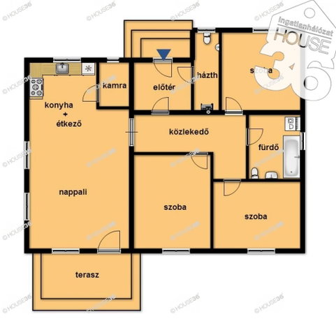 Eladó családi ház, Kecskeméten 81.6 M Ft, 4 szobás