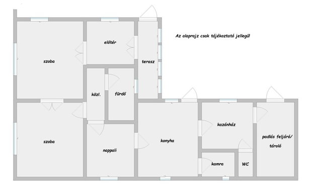 Eladó családi ház, Szegeden, Fehérpart utcában 52.9 M Ft