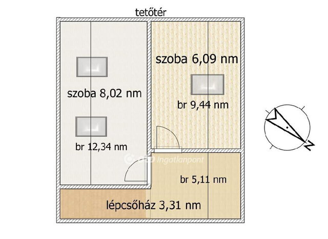 Eladó sorház, Szigetszentmiklóson 75 M Ft, 2+1 szobás