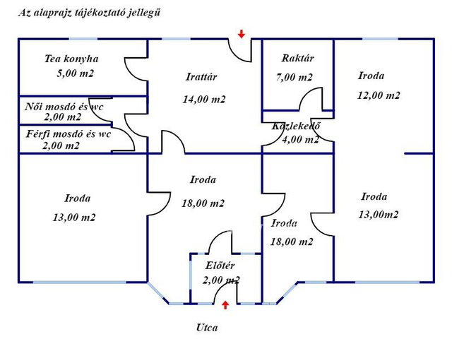 Kiadó üzlethelyiség, Békéscsabán 170 E Ft / hó, 6 szobás