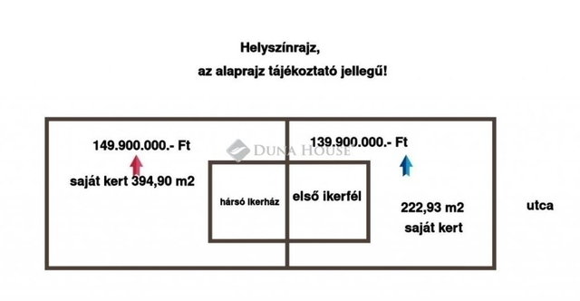 Eladó ikerház, Budapesten, XVIII. kerületben 149.9 M Ft, 4 szobás