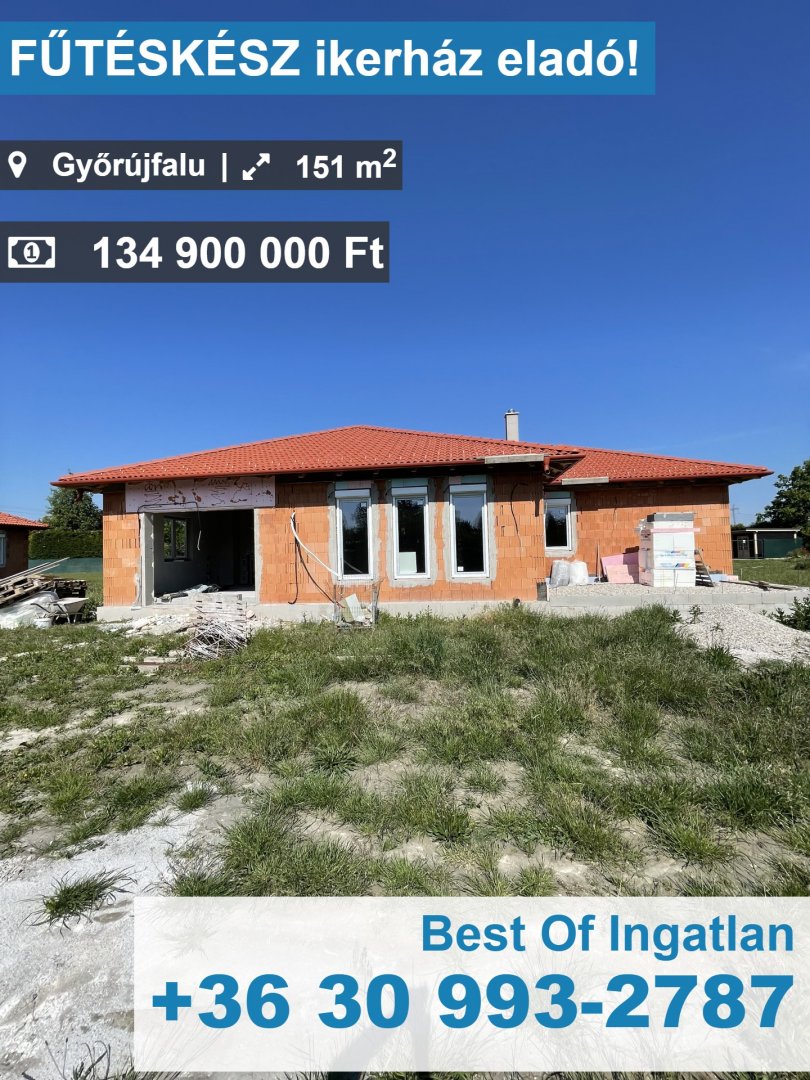 Ikerház · 4 hálószoba · 151 m² · 134.900.000 Ft