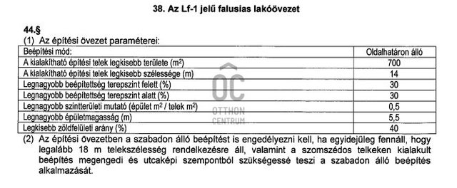 Eladó telek, Nagytarcsán 59.99 M Ft / költözzbe.hu