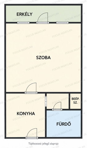 Eladó panellakás, Kecskeméten 42.9 M Ft, 1 szobás