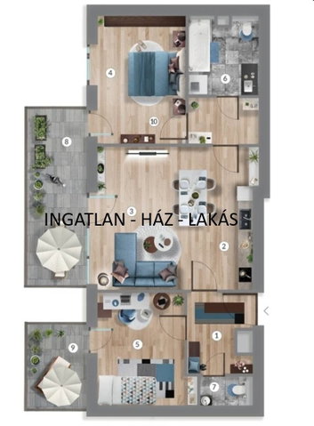 Eladó téglalakás, Budapesten, XIII. kerületben 121.49 M Ft