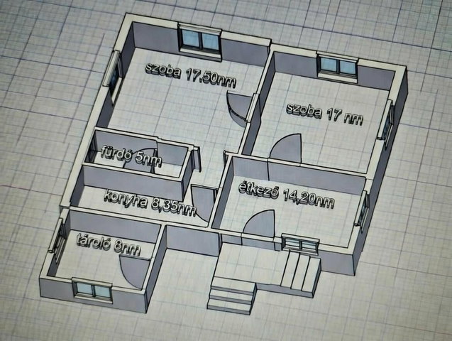 Eladó családi ház, Nógrádmegyeren 9.5 M Ft, 2 szobás