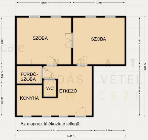 Eladó téglalakás, Szegeden, Tisza Lajos körúton 84.9 M Ft