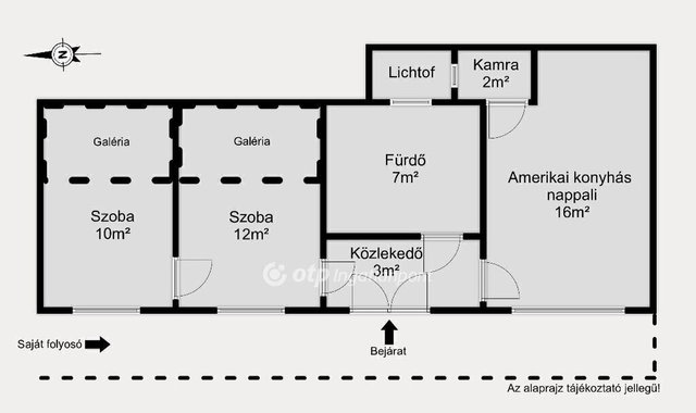 Eladó téglalakás, Budapesten, IX. kerületben 74.9 M Ft, 2 szobás