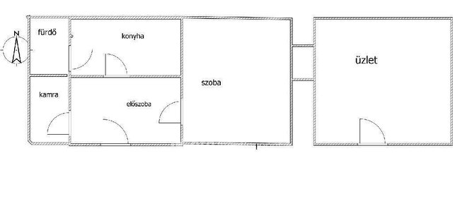 Eladó családi ház, Fehérgyarmaton 36 M Ft, 2 szobás