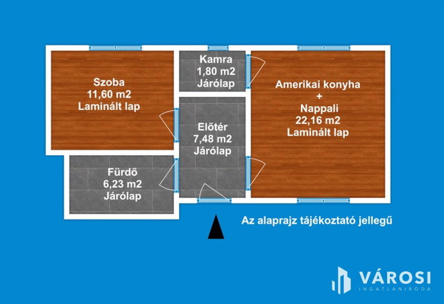 Eladó téglalakás, Hódmezővásárhelyen 19.2 M Ft, 2 szobás