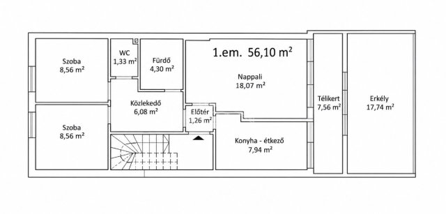 Eladó téglalakás, Budapesten, XIV. kerületben 76.8 M Ft