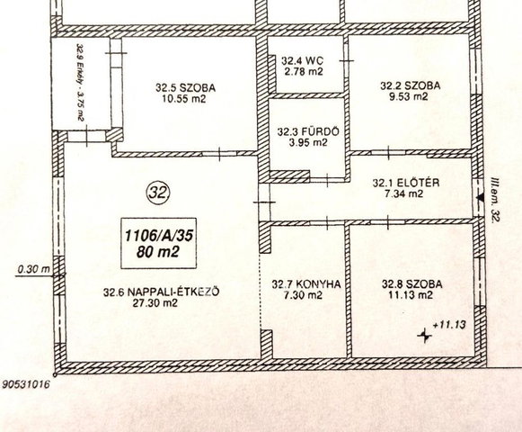 Eladó téglalakás, Szolnokon 92 M Ft, 1+3 szobás