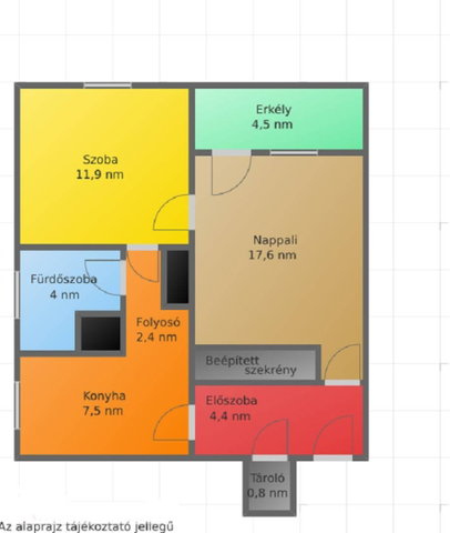 Eladó téglalakás, Salgótarjánban 21.9 M Ft, 2 szobás