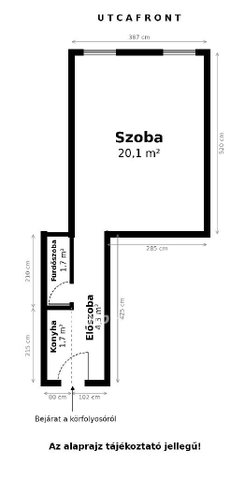 Eladó téglalakás, Budapesten, VIII. kerületben 41.9 M Ft