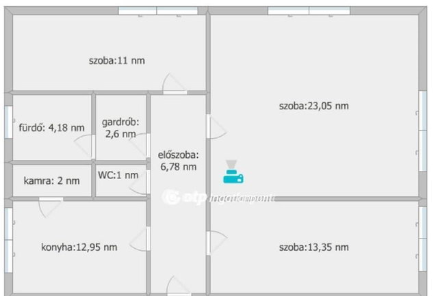 Eladó téglalakás, Bonyhádon 21 M Ft, 2+1 szobás