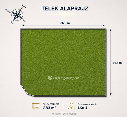 Eladó telek, Dunaharasztin 98 M Ft / költözzbe.hu