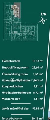 Eladó téglalakás, Budapesten, XIII. kerületben 182.4 M Ft