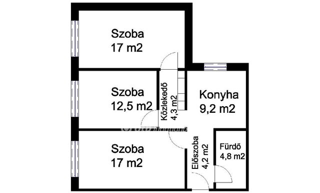 Eladó panellakás, Budapesten, III. kerületben 95 M Ft, 3 szobás