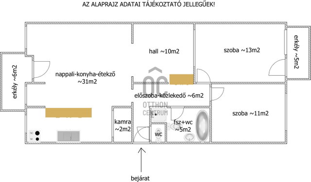 Eladó téglalakás, Baján 49.5 M Ft, 4 szobás