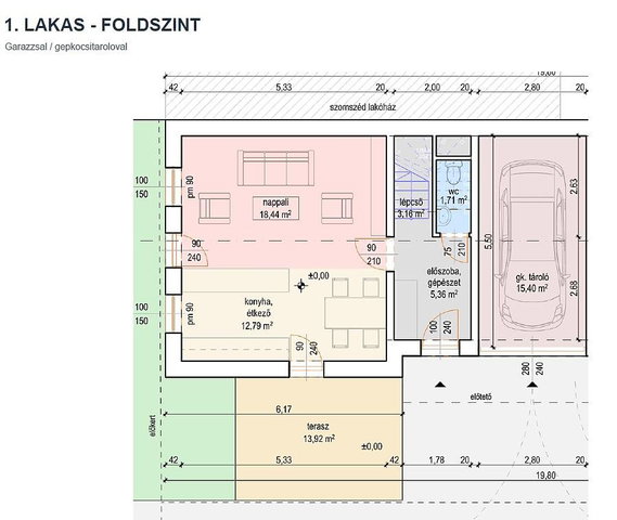 Eladó ikerház, Budapesten, XV. kerületben 145 M Ft, 4 szobás