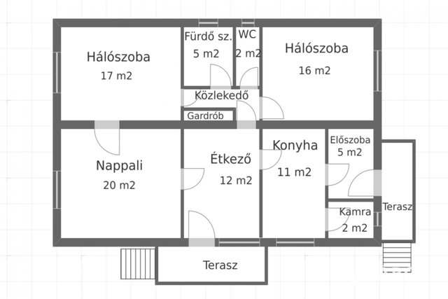 Eladó családi ház, Hódmezővásárhelyen 62 M Ft, 3 szobás