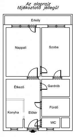 Eladó téglalakás, Budapesten, XX. kerületben 50 M Ft, 2 szobás