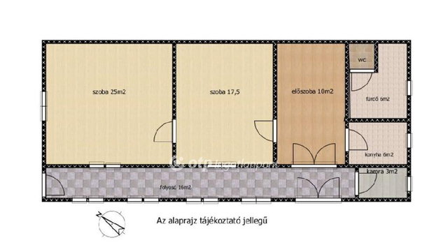 Eladó családi ház, Szalkszentmártonon 15.9 M Ft, 3 szobás