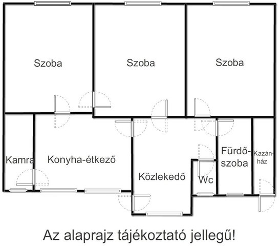 Eladó családi ház, Pusztamérgesen 20 M Ft, 3 szobás
