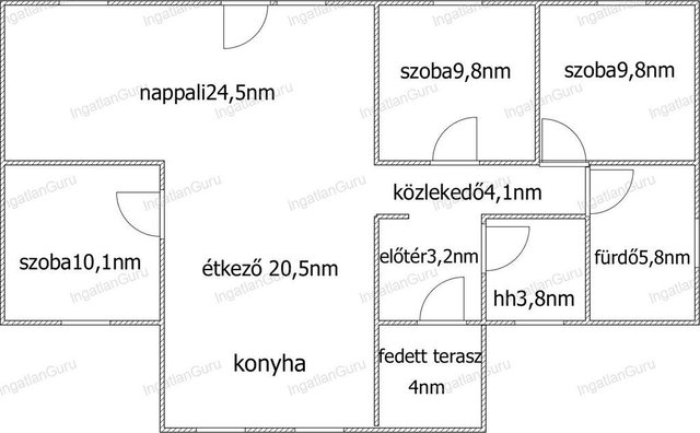 Eladó családi ház, Kecskeméten 86.9 M Ft, 4 szobás