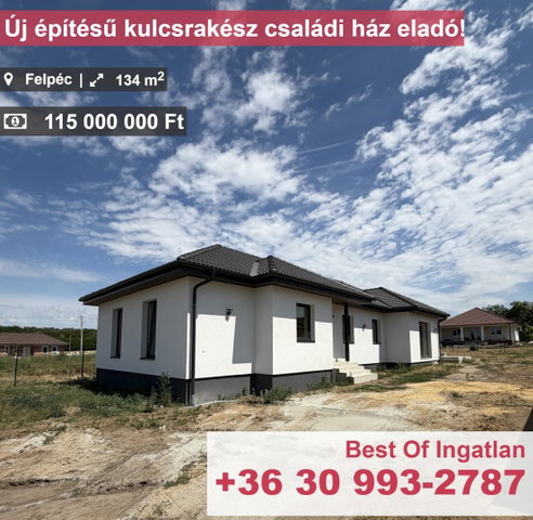 Eladó családi ház, Felpécen 115 M Ft, 5 szobás