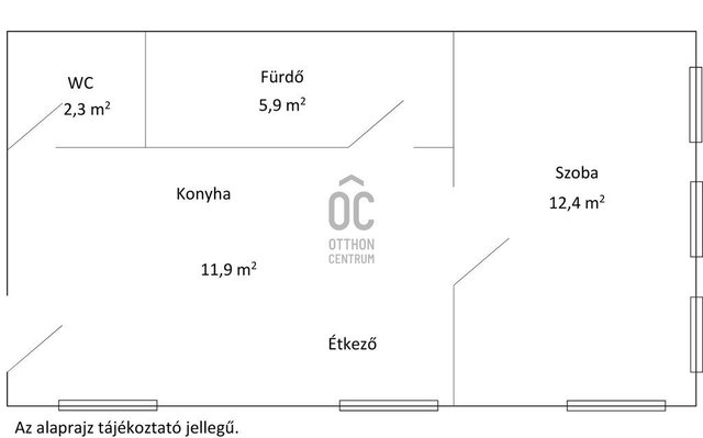 Eladó téglalakás, Szigetszentmiklóson 53.9 M Ft, 1 szobás