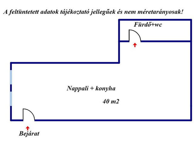 Eladó téglalakás, Balassagyarmaton 29.5 M Ft, 1 szobás