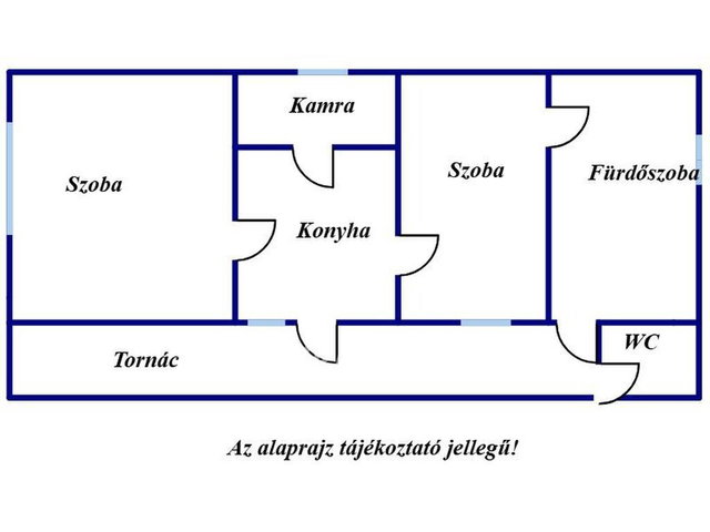 Eladó családi ház, Tiszarádon 6 M Ft, 2 szobás