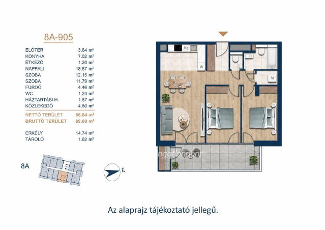 Eladó téglalakás, Budapesten, III. kerületben 149.8 M Ft