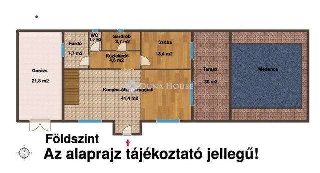Eladó családi ház, Vácegresen 94.9 M Ft, 5 szobás
