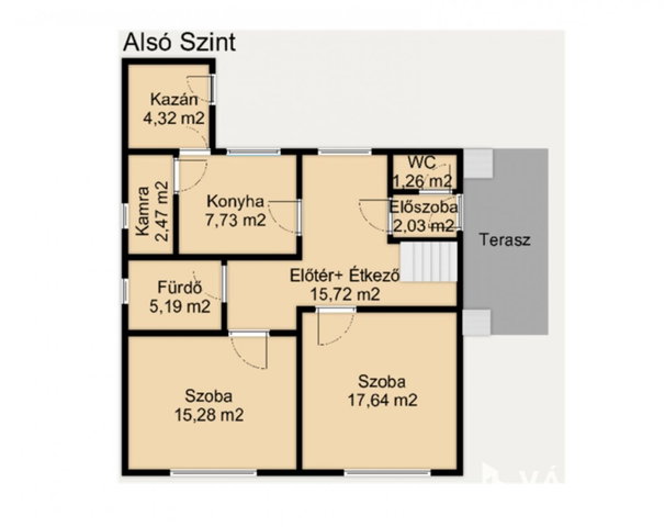 Eladó családi ház, Székkutason 43.5 M Ft, 4 szobás