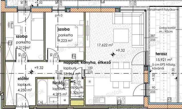 Eladó téglalakás, Balatonlelleén 90.4 M Ft, 3 szobás