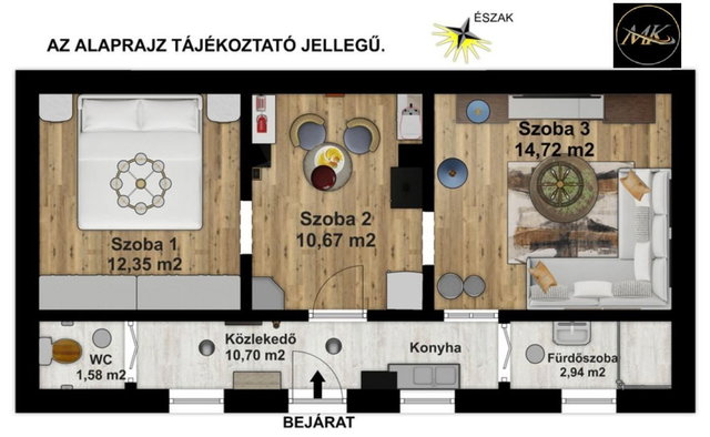 Eladó családi ház, Seregélyesen 19.9 M Ft, 3 szobás