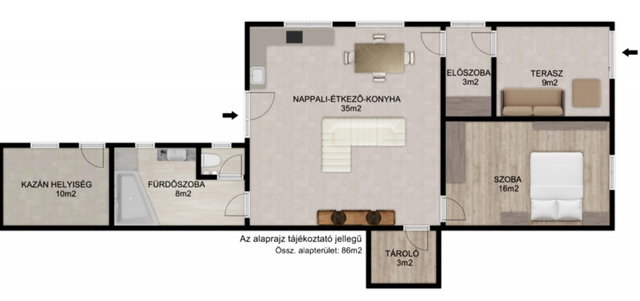 Eladó családi ház, Békéscsabán 9.5 M Ft, 2 szobás