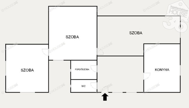 Eladó családi ház, Kecskeméten 35.9 M Ft, 3 szobás