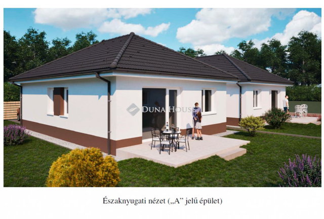 Eladó ikerház, Vácrátóton 99.99 M Ft, 2+2 szobás