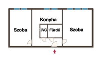 Eladó panellakás, Kecskeméten 43.5 M Ft, 2 szobás