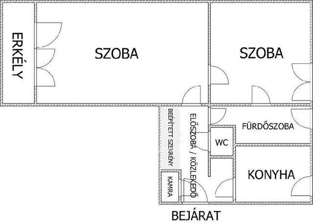 Eladó téglalakás, Egerben 40.5 M Ft, 2 szobás